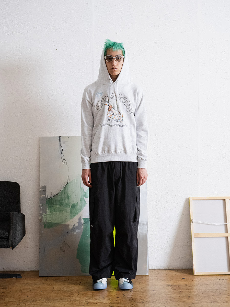 UV PRINT PARKA -ASH-