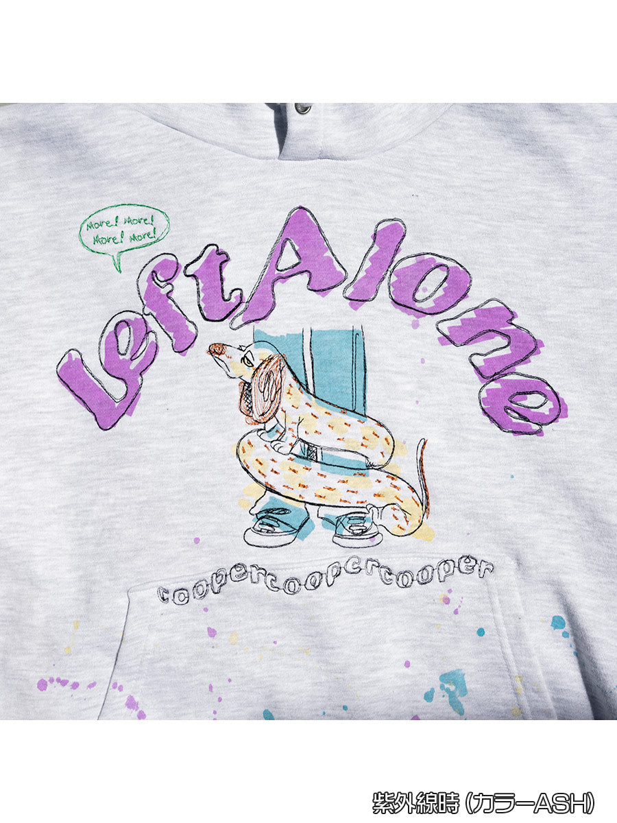 UV PRINT PARKA -LIGHT BLUE-