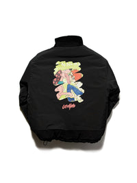 REVERSIBLE OUTER -BLACK-