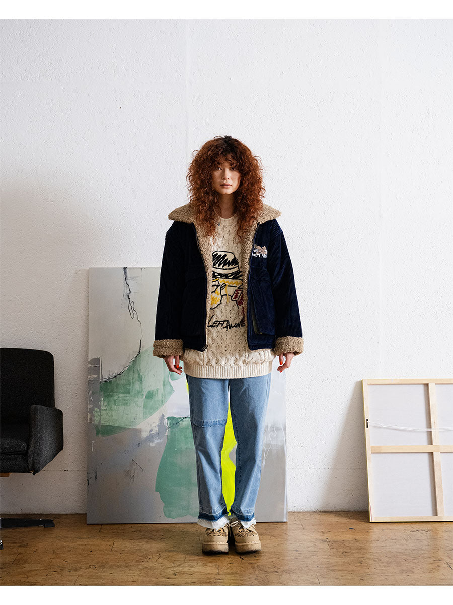 REVERSIBLE RANCH JKT -BROWN-