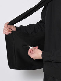 SHOULDER BAG -BLACK-