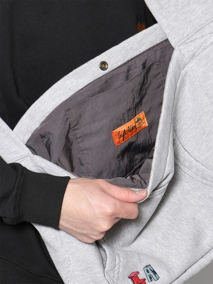 SHOULDER BAG -GREY-