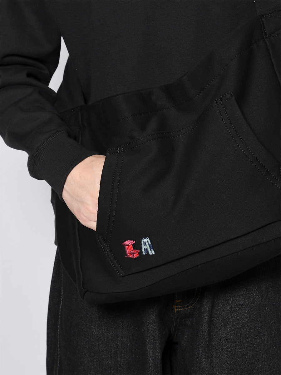 SHOULDER BAG -BLACK-