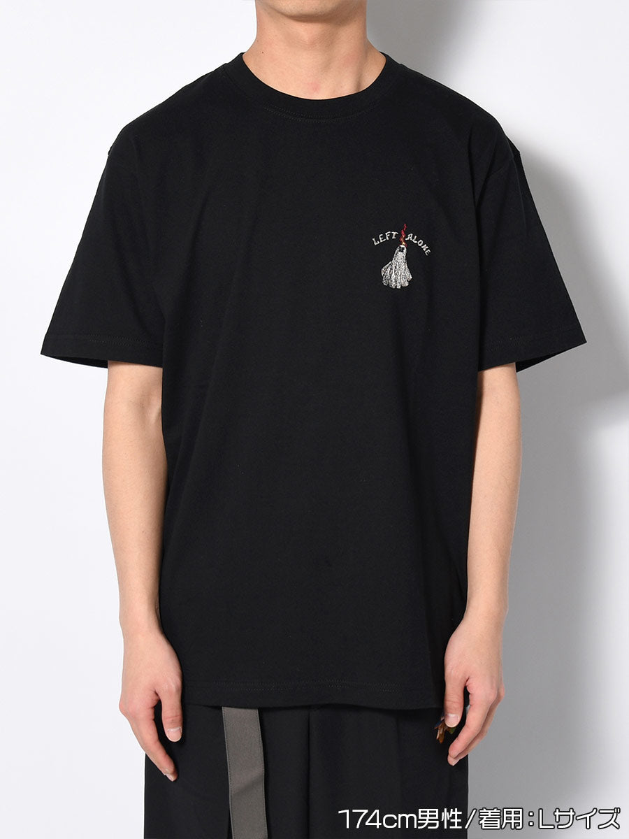 GHOST S/S TEE -BLACK-
