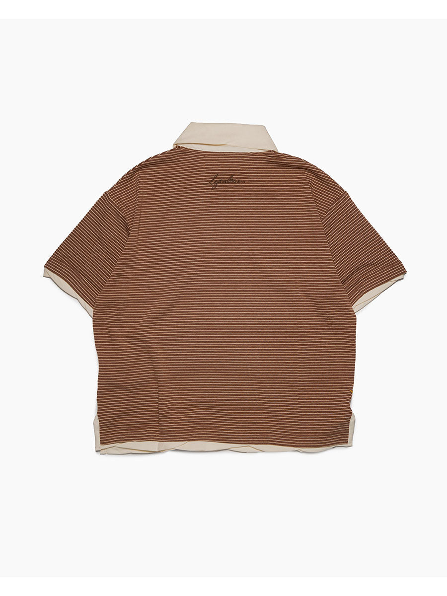 BORDER SS SKIPPER SH -BROWN-