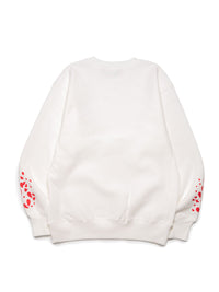 BROKEN HEART SWEAT -WHITE-