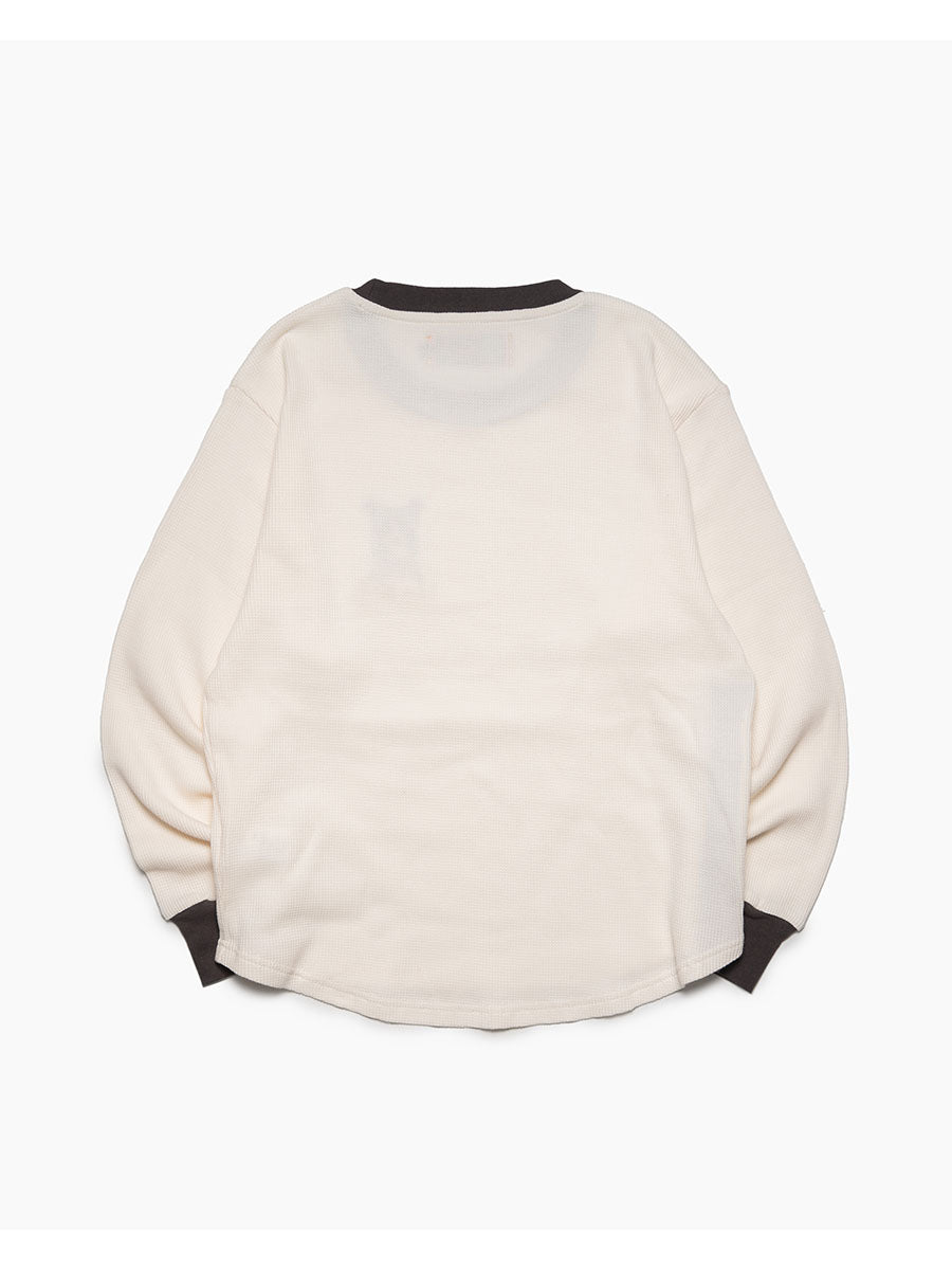 THERMAL RINGER LS TEE -IVORY-