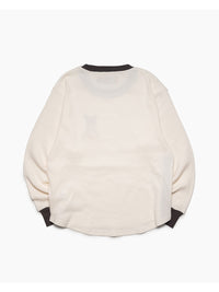 THERMAL RINGER LS TEE -IVORY-
