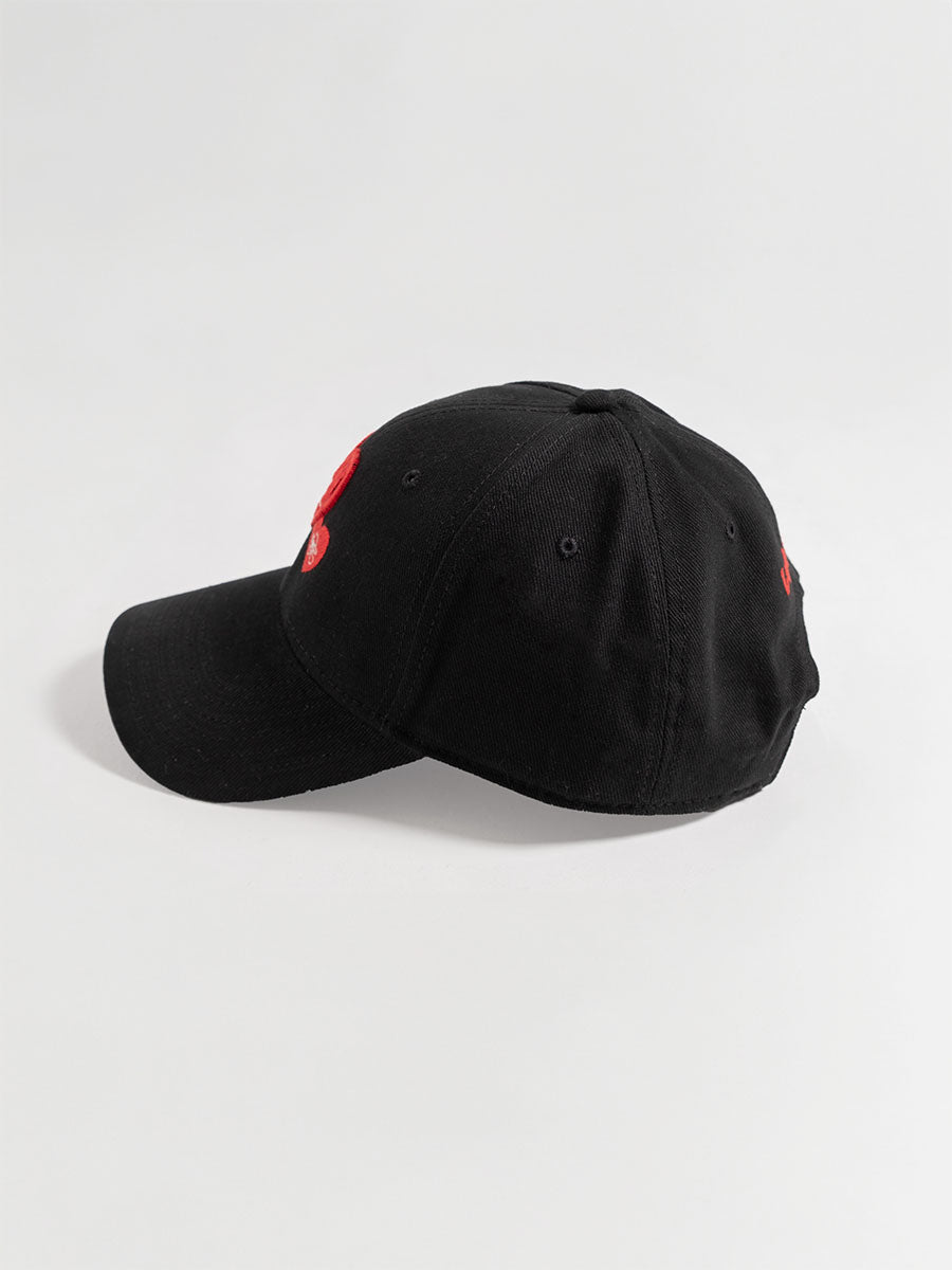 HEART CAP -BLACK-