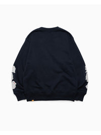 GHOST PUFF SWEAT -NAVY-