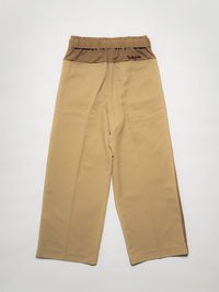 BELT TROUSERS -BEIGE-