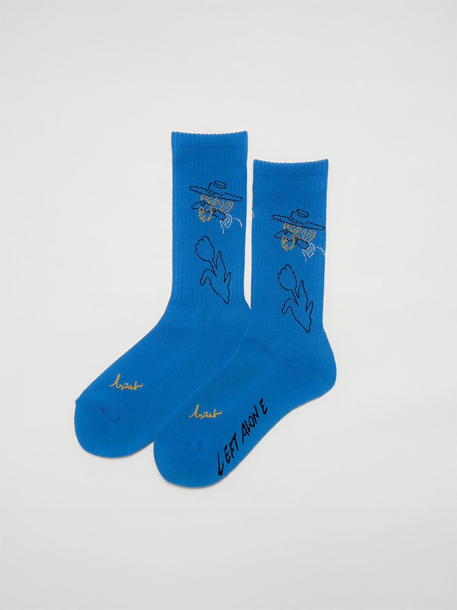 DRAWN SOX -BLUE-