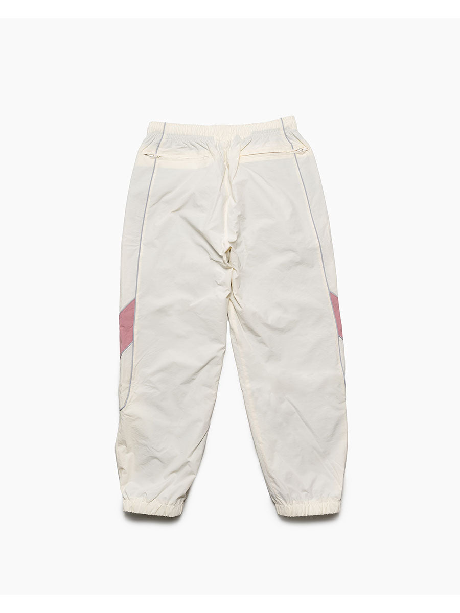 NYLON TRACK PANTS -IVORY-