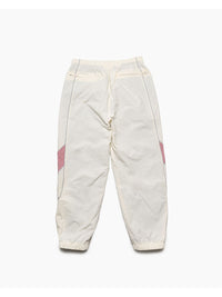 NYLON TRACK PANTS -IVORY-