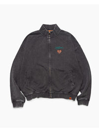 STAND ZIP SWEAT -GREY-