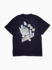 GHOST POCKET TEE -NAVY-
