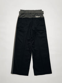 BELT TROUSERS -BLACK-