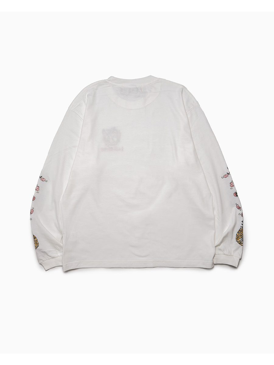 FAVORITE TIGER LS TEE -WHITE-