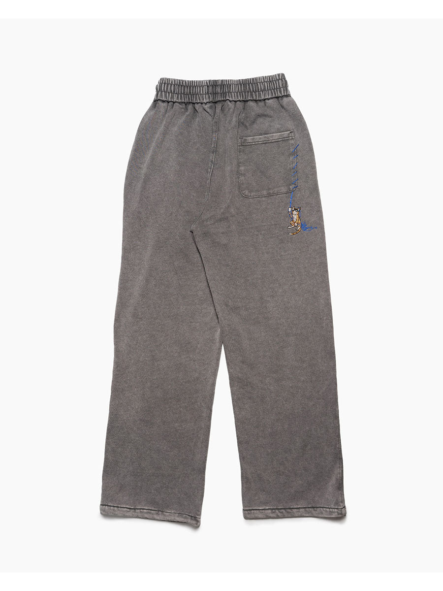 CAT SWEAT PANTS -GREY-