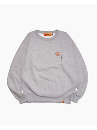 CONFESS SWEAT -HEATHER GREY-