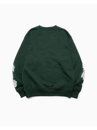 GHOST PUFF SWEAT -GREEN-