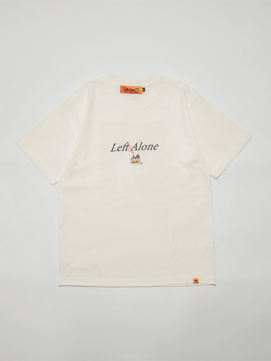 SMOKING CAKE S/S TEE -WHITE-