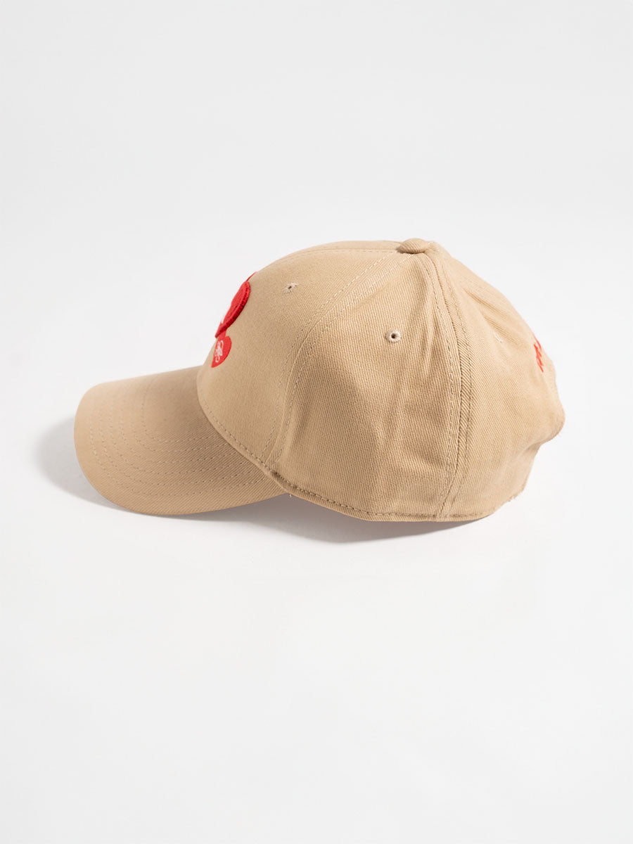 HEART CAP -BEIGE-
