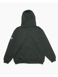 FLOWER ZIP PARKA -GREEN-