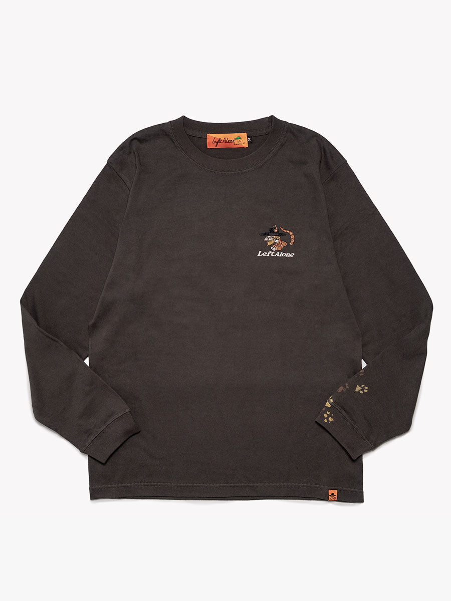 ICON CAT L/S TEE -SUMI-