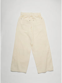 WAVE DENIM PANTS -WHITE-