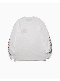 FAVORITE ZEBRA LS TEE -WHITE-