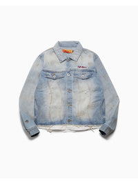 RAW WAVE DENIM JKT -L.INDIGO-