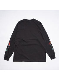 BOKUTANO × LA L/S TEE -BLACK-