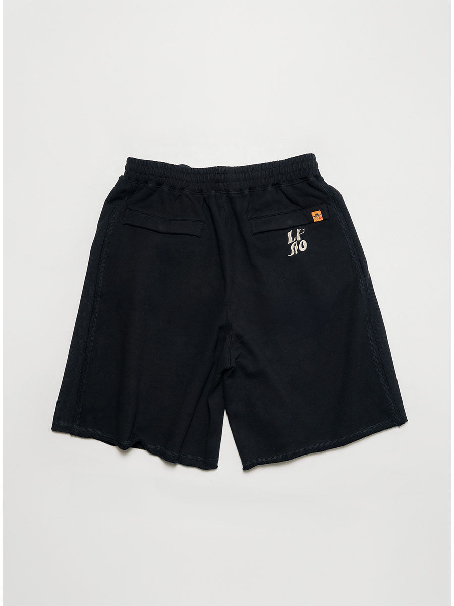 SWEAT SHORTS -BLACK-