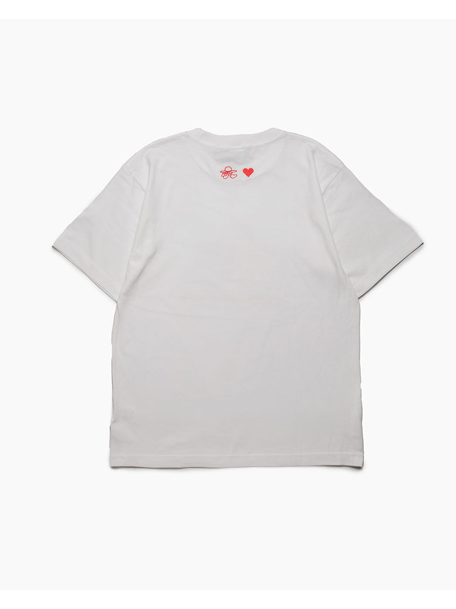 3D ICON SS TEE -WHITE-
