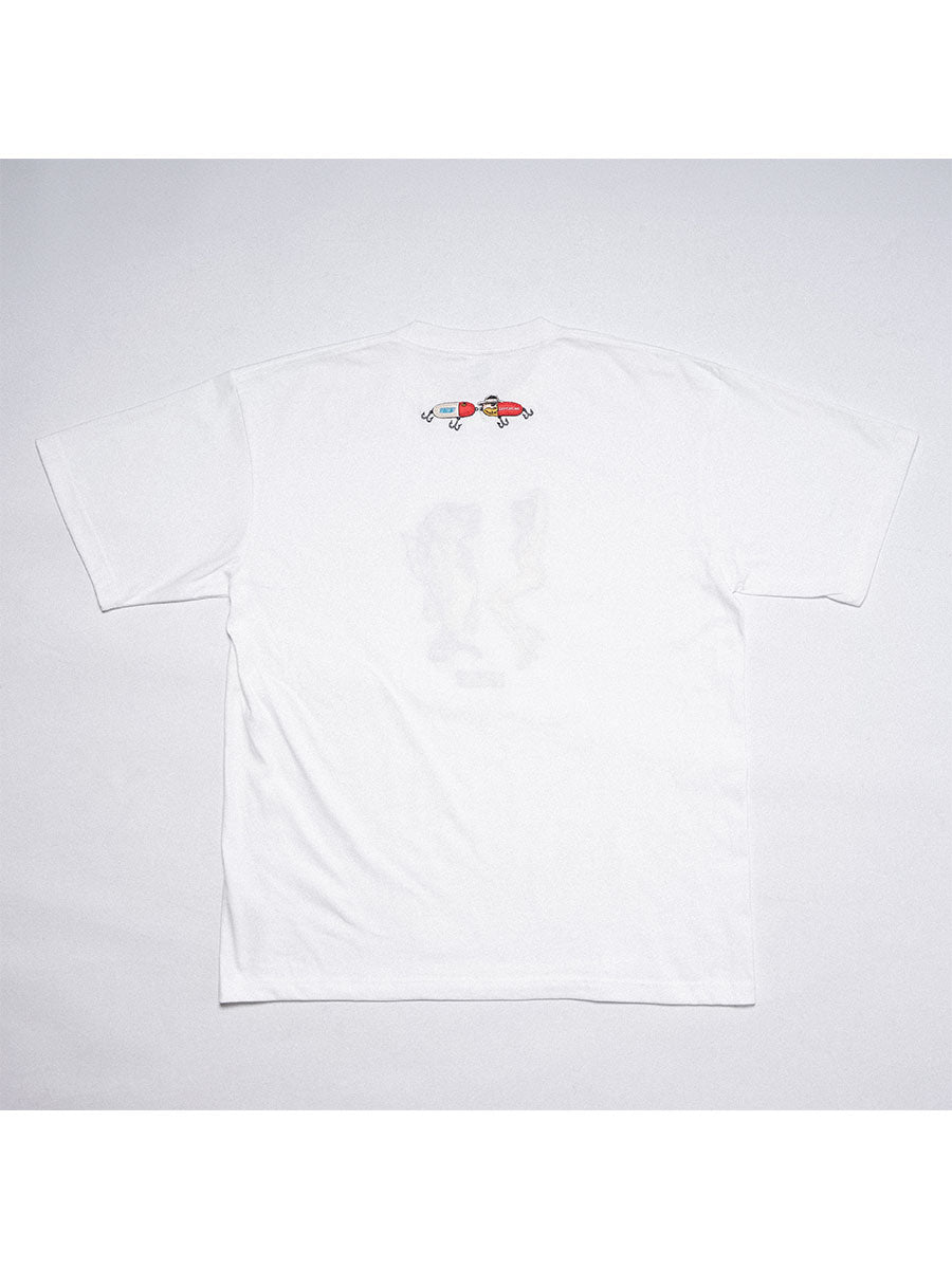 TASF × LA S/S TEE -WHITE-