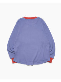 THERMAL RINGER LS TEE -BLUE-
