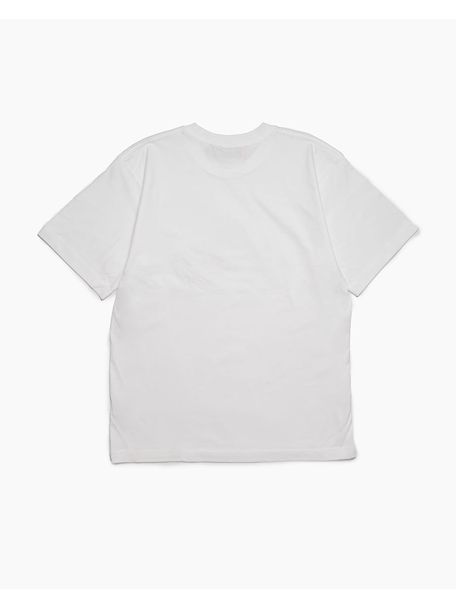 ICON FLOCKING SS TEE -WHITE-