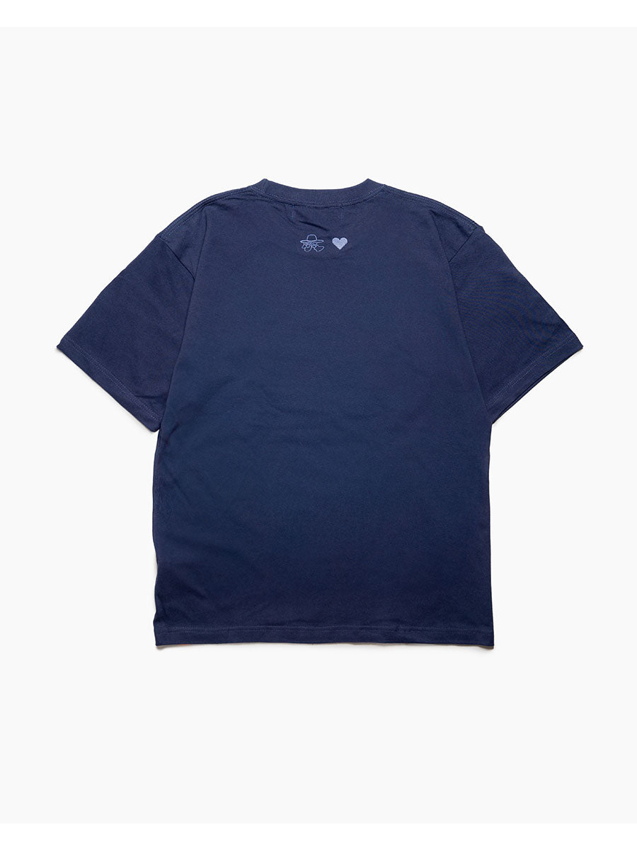 3D ICON SS TEE -NAVY-
