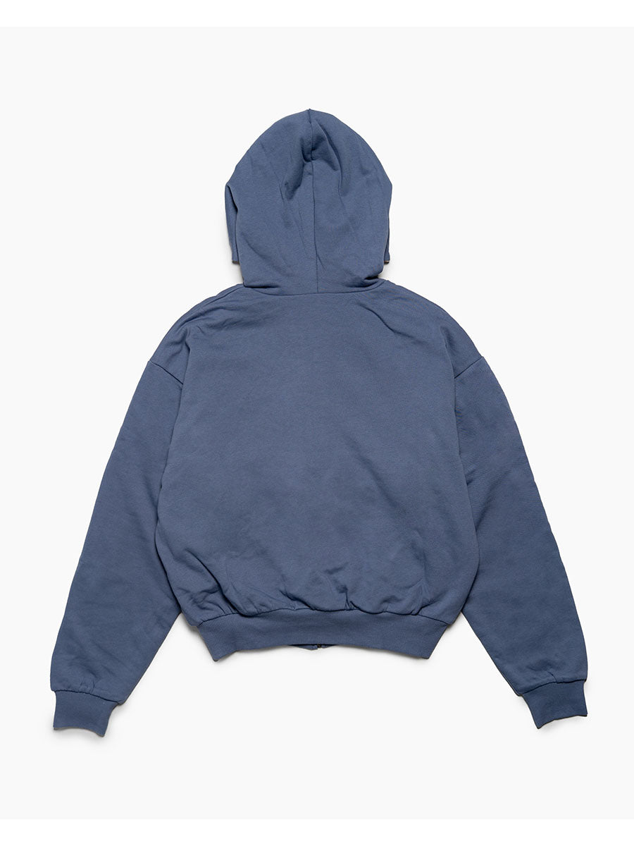 REVERSIBLE HOODIE -BLUE-