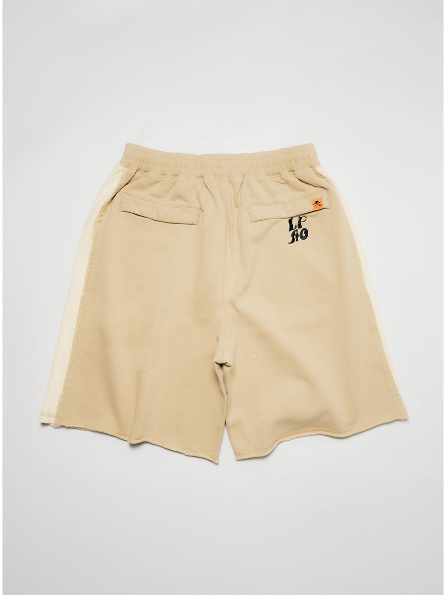 SWEAT SHORTS -BEIGE-