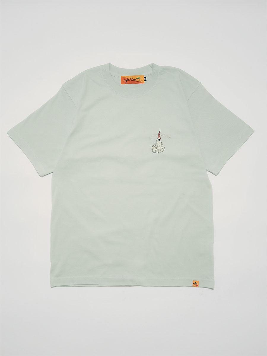 GHOST S/S TEE -LIGHT BLUE-