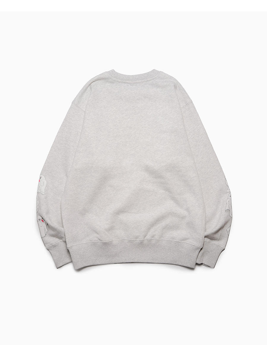 GHOST PUFF SWEAT -ASH-