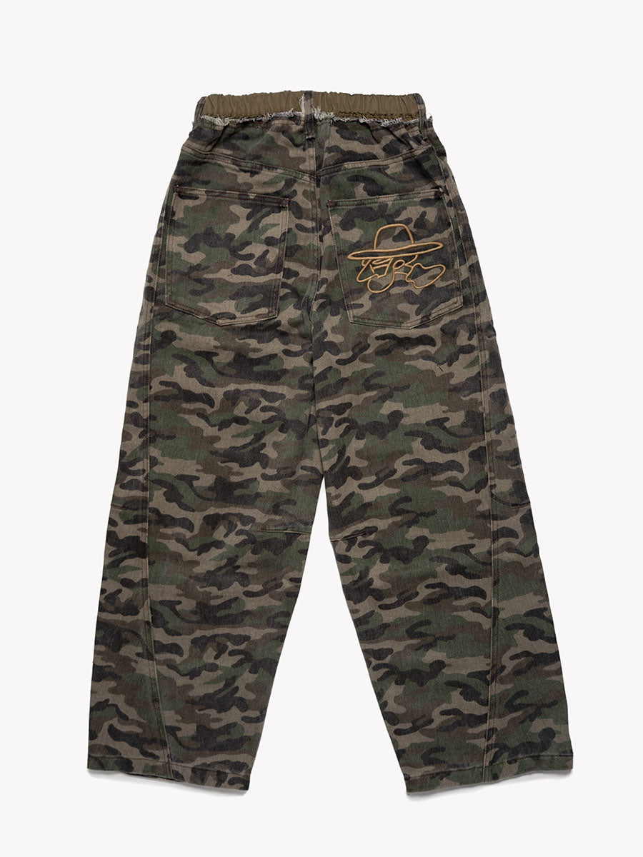 CHANGE DENIM PANTS -CAMO-
