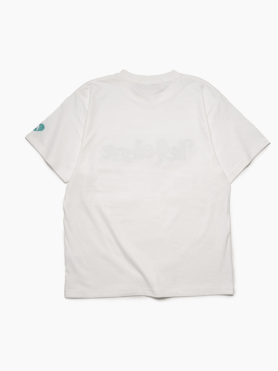 HEART LOGO TEE -WHITE-