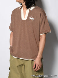 BORDER SS SKIPPER SH -BROWN-