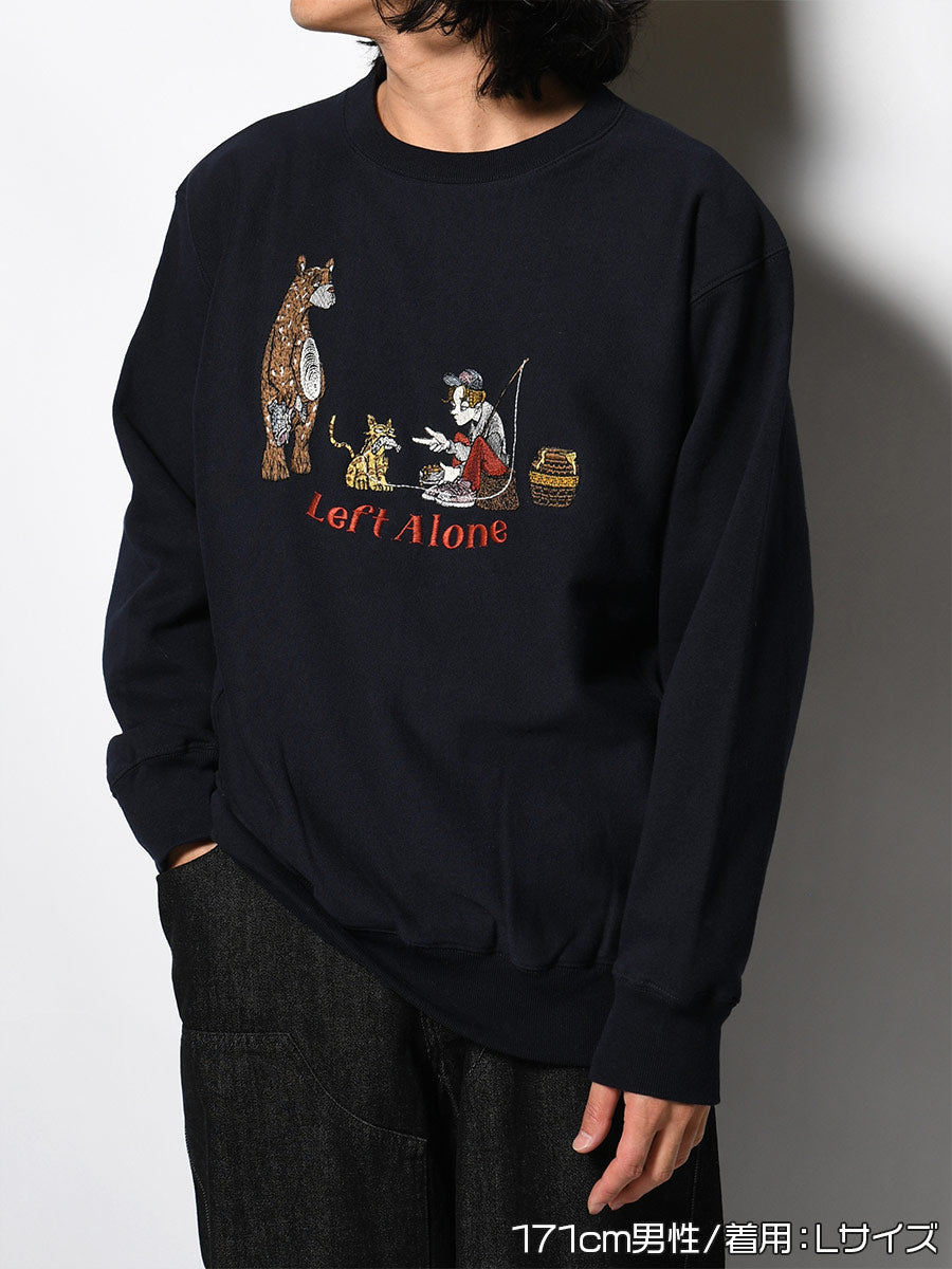 EXCHANGE SWEAT -NAVY-