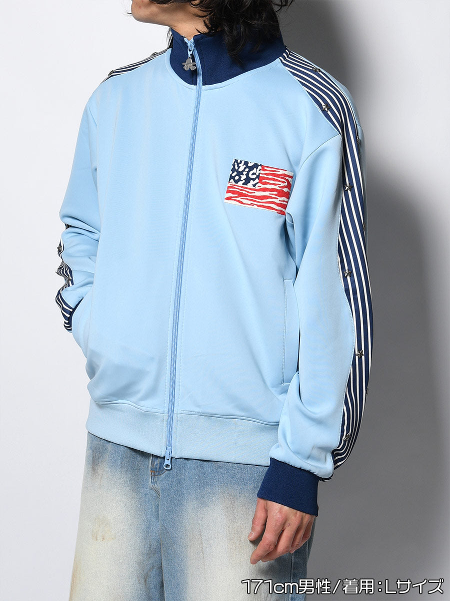 ZEBPARD TRACK JKT -LIGHT BLUE-