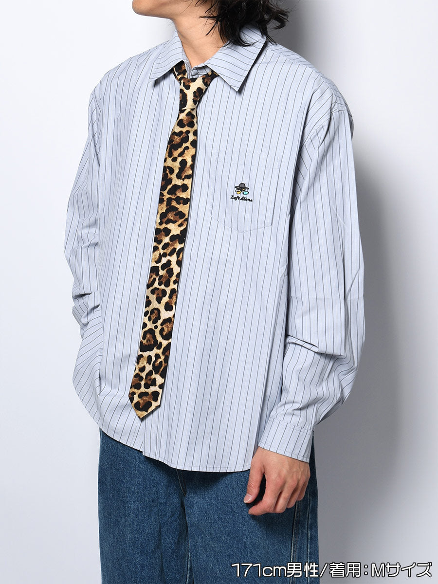 TIE L/S SHIRT -GREY-