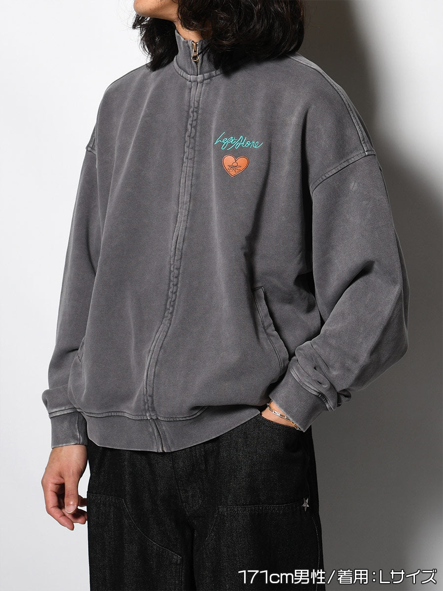 STAND ZIP SWEAT -GREY-